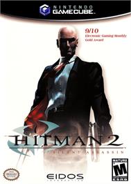 Box cover for Hitman 2: Silent Assassin on the Nintendo GameCube.
