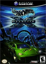 Box cover for Hot Wheels: Velocity X on the Nintendo GameCube.