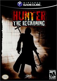 Box cover for Hunter: The Reckoning on the Nintendo GameCube.