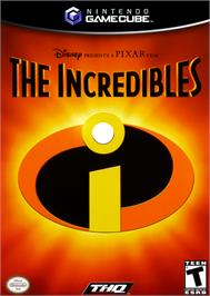 Box cover for Incredibles on the Nintendo GameCube.