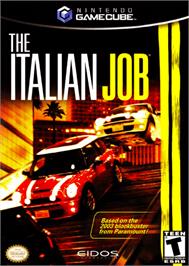 Box cover for Italian Job on the Nintendo GameCube.