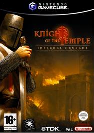 Box cover for Knights of the Temple: Infernal Crusade on the Nintendo GameCube.