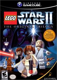 Box cover for LEGO Star Wars 2: The Original Trilogy on the Nintendo GameCube.