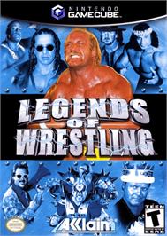 Box cover for Legends of Wrestling on the Nintendo GameCube.
