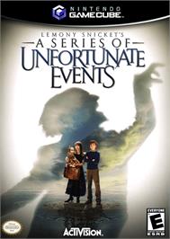 Box cover for Lemony Snicket's A Series of Unfortunate Events on the Nintendo GameCube.