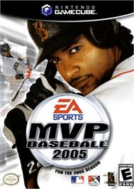 Box cover for MVP Baseball 2005 on the Nintendo GameCube.