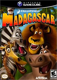 Box cover for Madagascar on the Nintendo GameCube.