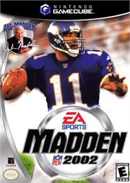 Box cover for Madden NFL 2002 on the Nintendo GameCube.