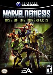 Box cover for Marvel Nemesis: Rise of the Imperfects on the Nintendo GameCube.