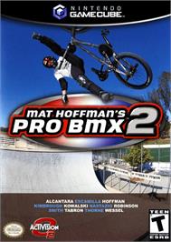 Box cover for Mat Hoffman's Pro BMX 2 on the Nintendo GameCube.