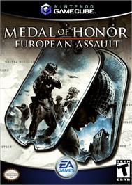 Box cover for Medal of Honor: European Assault on the Nintendo GameCube.