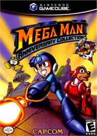 Box cover for Mega Man Anniversary Collection on the Nintendo GameCube.