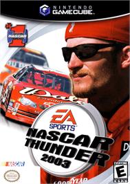 Box cover for NASCAR Thunder 2003 on the Nintendo GameCube.