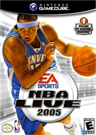 Box cover for NBA Live 2005 on the Nintendo GameCube.