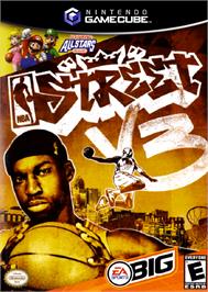 Box cover for NBA Street V3 on the Nintendo GameCube.