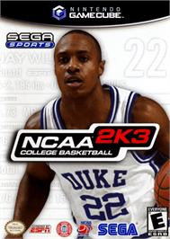 Box cover for NCAA College Basketball 2K3 on the Nintendo GameCube.