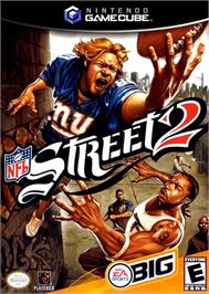 Box cover for NFL Street 2 on the Nintendo GameCube.