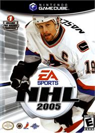 Box cover for NHL 2005 on the Nintendo GameCube.