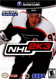 Box cover for NHL 2K3 on the Nintendo GameCube.