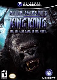 Box cover for Peter Jackson's King Kong: The Official Game of the Movie on the Nintendo GameCube.