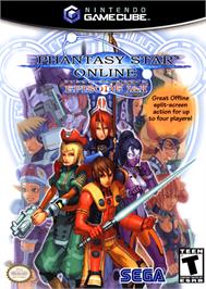 Box cover for Phantasy Star Online Episode I & 2 on the Nintendo GameCube.