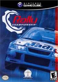 Box cover for Rally Championship on the Nintendo GameCube.