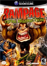 Box cover for Rampage: Total Destruction on the Nintendo GameCube.