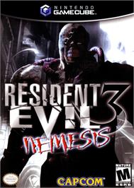 Box cover for Resident Evil 3: Nemesis on the Nintendo GameCube.