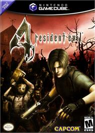Box cover for Resident Evil 4 on the Nintendo GameCube.