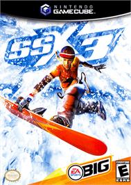 Box cover for SSX 3 on the Nintendo GameCube.