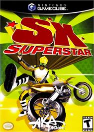 Box cover for SX Superstar on the Nintendo GameCube.