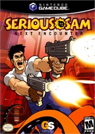 Box cover for Serious Sam: Next Encounter on the Nintendo GameCube.