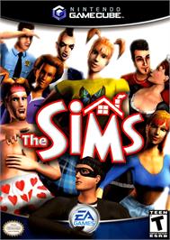 Box cover for Sims on the Nintendo GameCube.