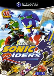 Box cover for Sonic Riders on the Nintendo GameCube.