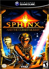 Box cover for Sphinx and the Cursed Mummy on the Nintendo GameCube.