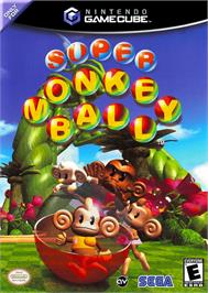 Box cover for Super Monkey Ball on the Nintendo GameCube.