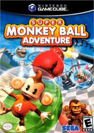 Box cover for Super Monkey Ball Adventure on the Nintendo GameCube.