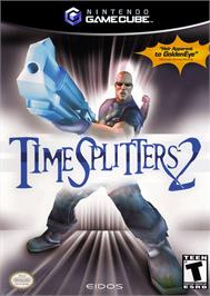 Box cover for TimeSplitters 2 on the Nintendo GameCube.