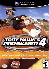 Box cover for Tony Hawk's Pro Skater 4 on the Nintendo GameCube.