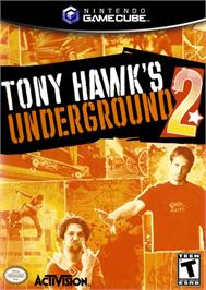 Box cover for Tony Hawk's Underground 2 on the Nintendo GameCube.