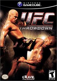 Box cover for UFC: Throwdown on the Nintendo GameCube.