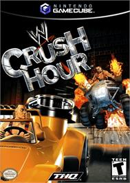 Box cover for WWE Crush Hour on the Nintendo GameCube.