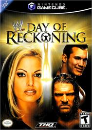 Box cover for WWE Day of Reckoning on the Nintendo GameCube.
