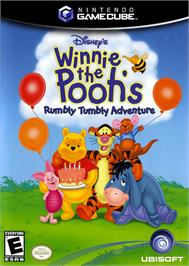Box cover for Winnie the Pooh's Rumbly Tumbly Adventure on the Nintendo GameCube.
