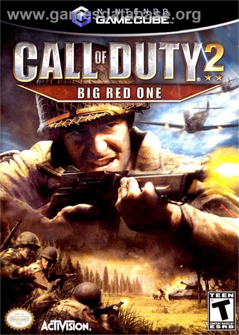 Call of Duty 2: Big Red One - Nintendo GameCube - Artwork - Box