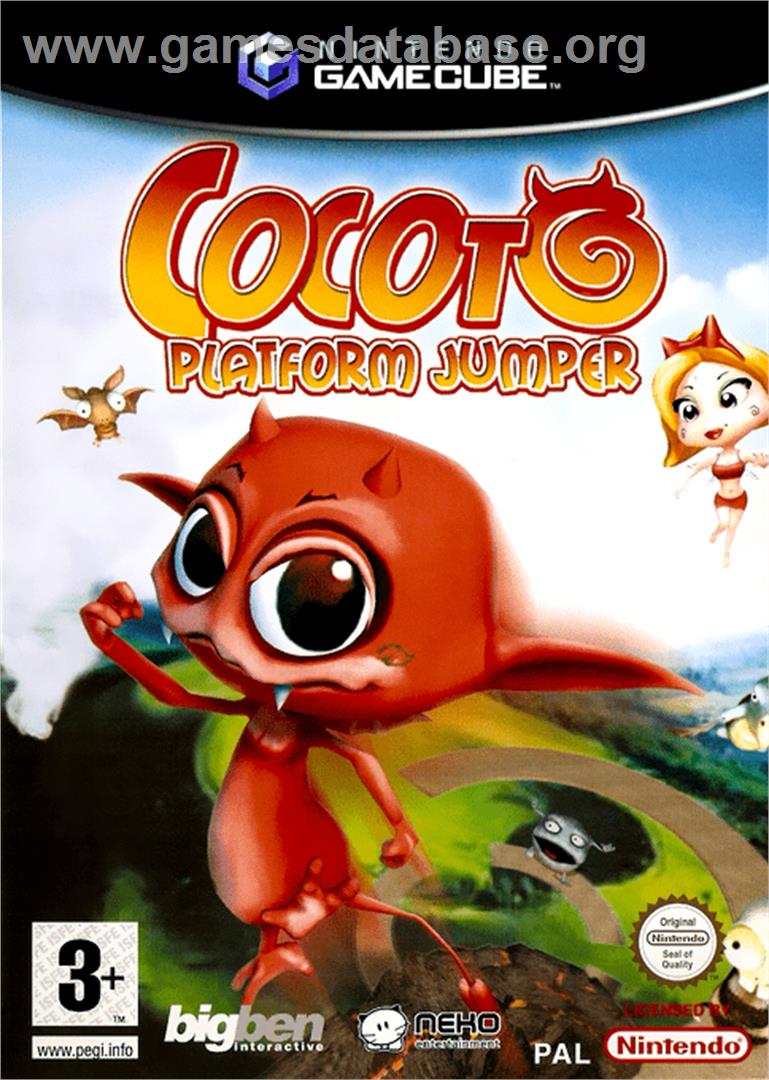 Cocoto Platform Jumper - Nintendo GameCube - Artwork - Box