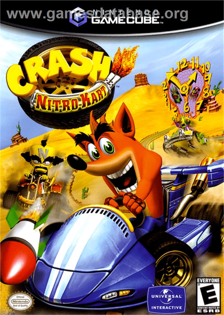 Crash Nitro Kart - Nintendo GameCube - Artwork - Box