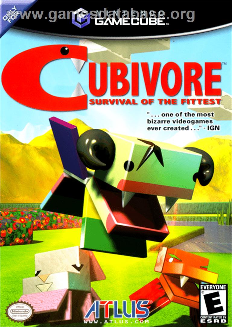 Cubivore - Nintendo GameCube - Artwork - Box