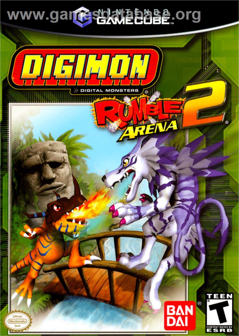 Digimon Rumble Arena 2 - Nintendo GameCube - Artwork - Box
