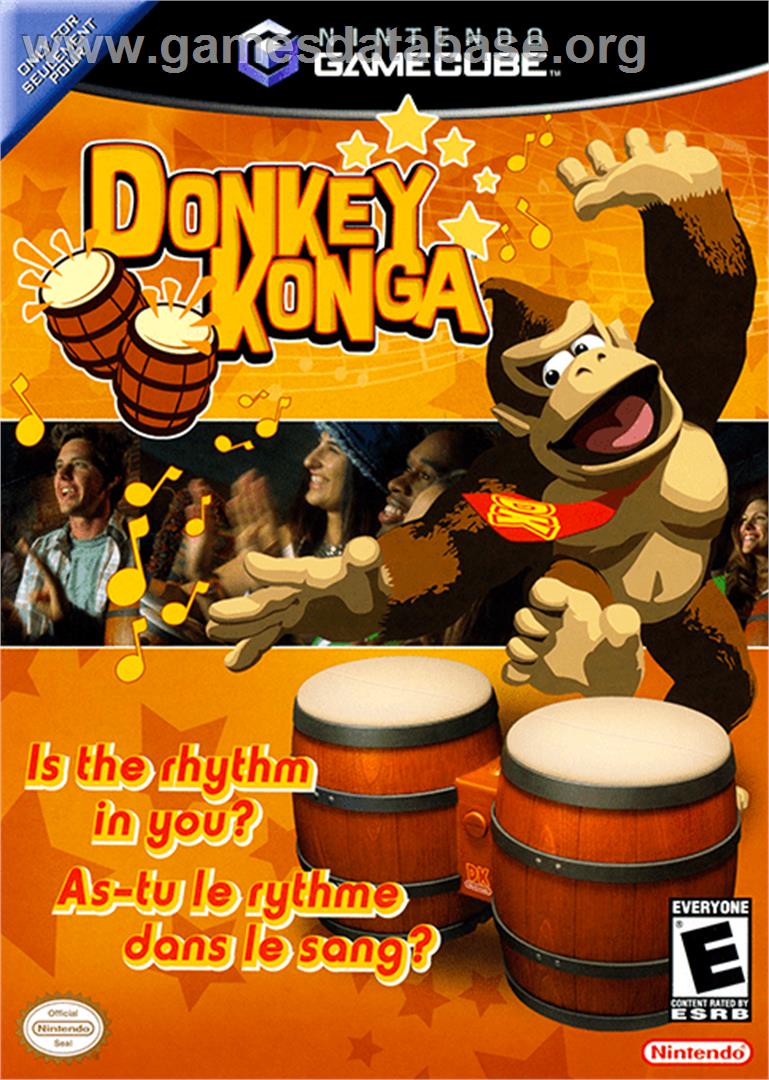 Donkey Konga - Nintendo GameCube - Artwork - Box